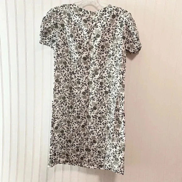 LOFT  Size 4 Floral Ruched Sleeve Shift Dress New! - Picture 4 of 8